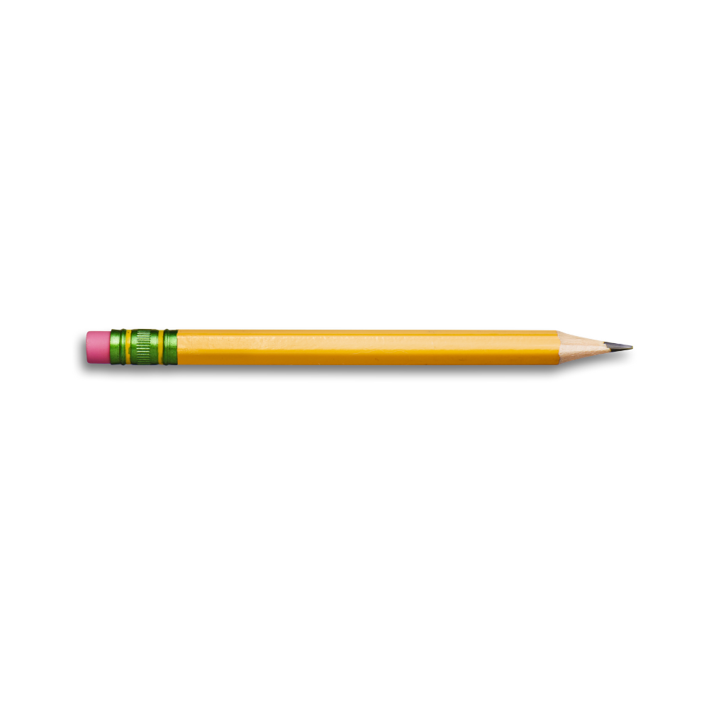 Generic 5" Golf Pencils with Eraser – 720/Case