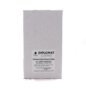 Lobby Program - Liquid Coffee Diplomat Coffee Regular Gourmet Roast – Dark Roast, 2 × 0.5 Gallon Case (Item #C-LQ-GR-1G-R)
