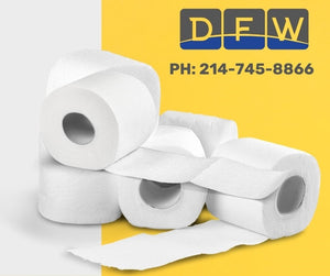 Premium 2-Ply Toilet Tissue / Toilet Paper 500 Sheets/Roll, 96 Rolls/Case