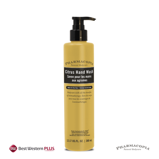 Pharmacopia Citrus Hand Wash - 12.0 FL. OZ. / 360ML Bottle - Best Western Plus Exclusive