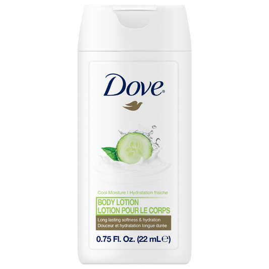 Dove Cool Moisture Body Lotion – 22 mL Mini, Case of 192