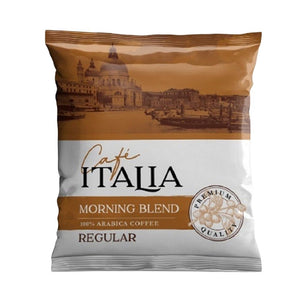 4-Cup Regular Coffee – Filter Pack (0.60 oz), Cafe Italia (100% Arabica), 200/Case