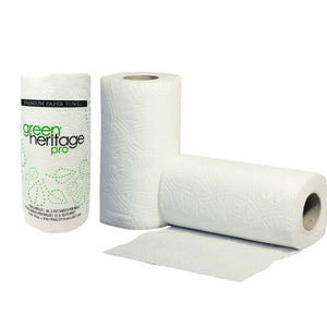 Kitchen Roll Towel, Green Heritage® Pro 2-Ply – 11" x 8", 85 Sheets/Roll, 30 Rolls/Case