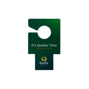 Quality Inn Electronic "Do Not Disturb" Inserts – Case of 100