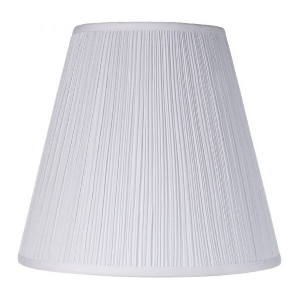 Small Pleated Lamp Shade White