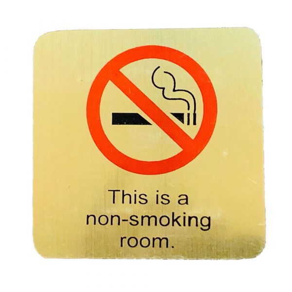 Non Smoking Sign for Door