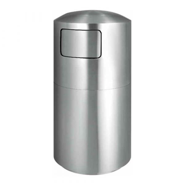 Stainless Steel Trashcan with Window on both sides