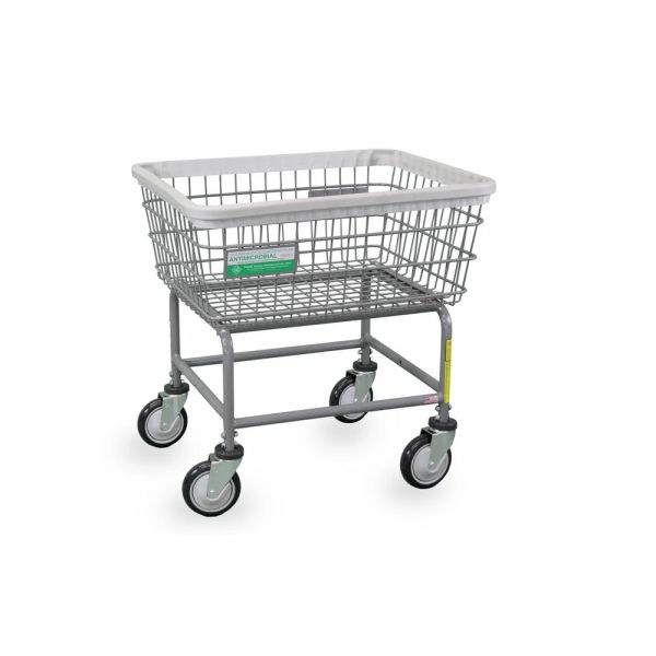 Wire Laundry Cart - Small Antimicrobial