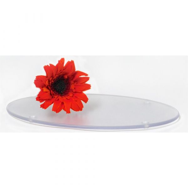 Oval Frosted Tray