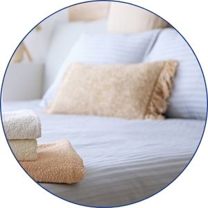 Linen T-250 Stripe - Bedding