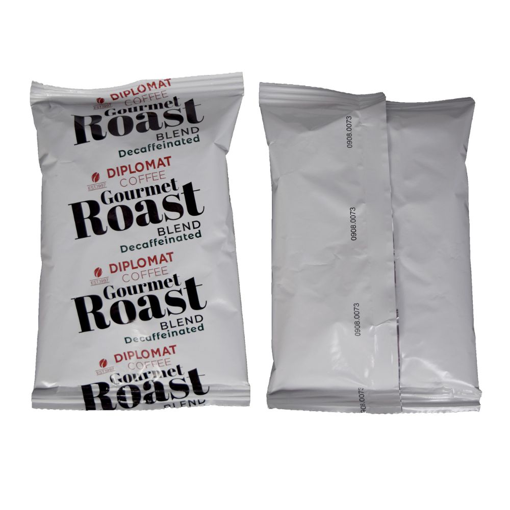 Lobby Program - Diplomat Coffee Gourmet Roast Regular – Light/Medium Roast, 100% Arabica, 2.5 oz Fractional Packs, Case of 100 (Item #C-LC-GR2.5-42R)