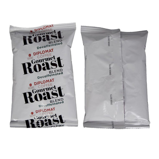 Lobby Program - Diplomat Coffee Gourmet Roast Regular – Light/Medium Roast, 100% Arabica, 2.5 oz Fractional Packs, Case of 100 (Item #C-LC-GR2.5-42R)