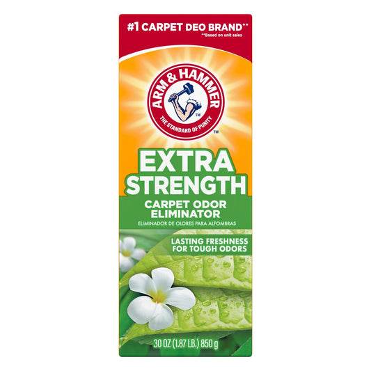Arm & Hammer Deodorizing Carpet Cleaning Powder – Fresh Scent, 30 oz, Case of 6 (33200-11538)