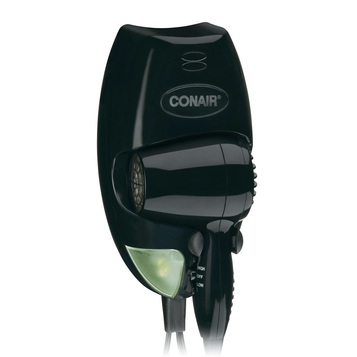 Conair 1600 Watt Wall Mount Dryer Black - 134BW