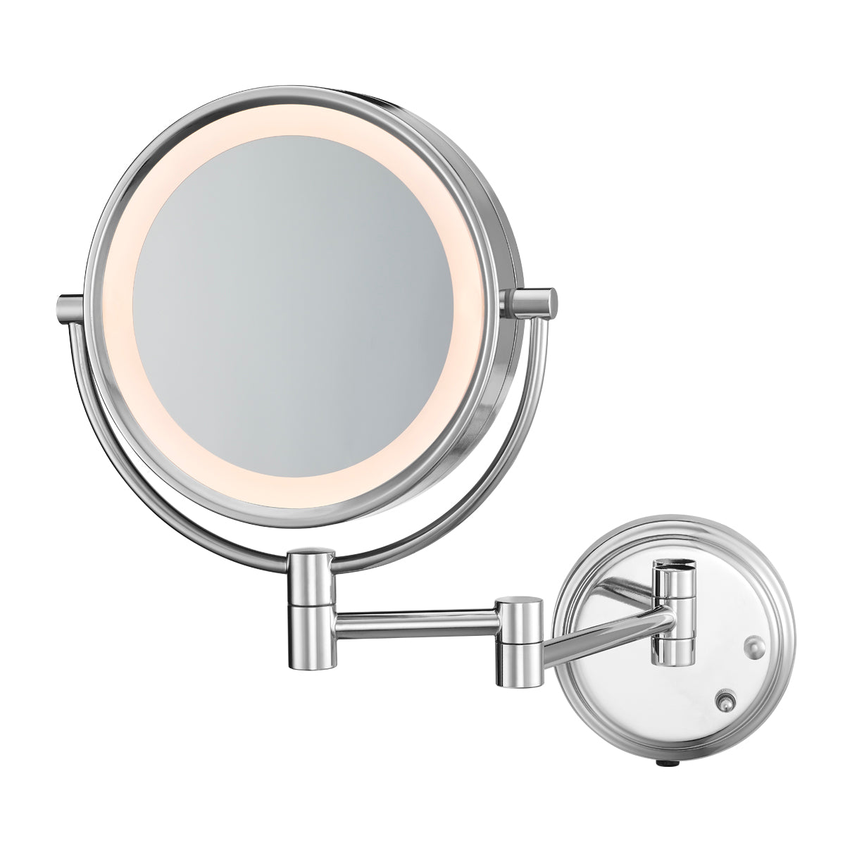Conair Two-Sided LED Lighted Wall Mirror Chrome - BE6BLEDCWH