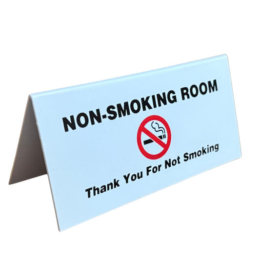 No Smoking Sign – V-Shape Tent