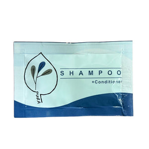 Pura Collection Shampoo & Conditioner Packets – 0.34 oz, Case of 1000