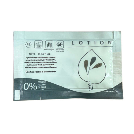 Pura Collection Hand & Body Lotion – 0.34 oz Single-Use Packets, 1000/Case for Hotels