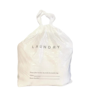 Printed Draw Tape Laundry Bags – 16" x 21", Coreless Roll, 500/Case