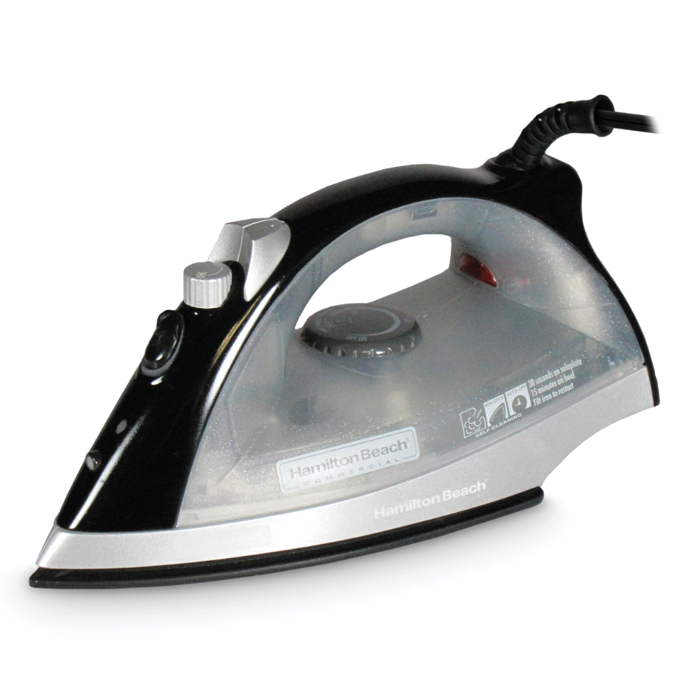Hamilton Beach Commercial HIR200B Lightweight Iron – Black (Case Pack of 4)