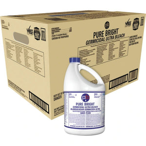 KIK Pure Bright Germicidal Ultra Bleach – 6% Sodium Hypochlorite, 1 Gallon Bottles, 6/Case