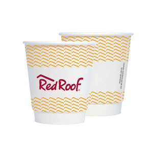 Double Wall Aqueous Cup - 9oz - Unwrapped - Red Roof Inn