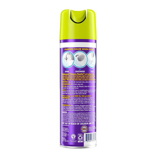 Kaboom Foam-Tastic Bathroom Cleaner – 19 oz Can, Fresh Scent, Case of 8 (57037-00071)