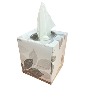 Premium 2-Ply Cube Facial Tissue – 100 Sheets per Box, 36 Boxes per Case