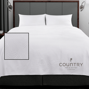 Keeco Whimsical Arch King Coverlet – 108x96, 100% Polyester, Jacquard Weave, Fuze AM Treatment