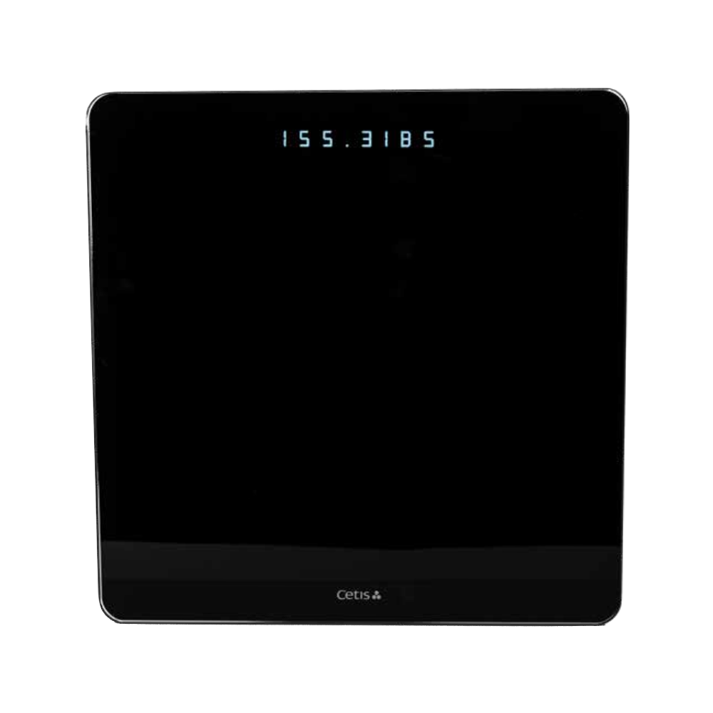 Cetis S-100 Digital Bathroom Weight Scale — Black or White