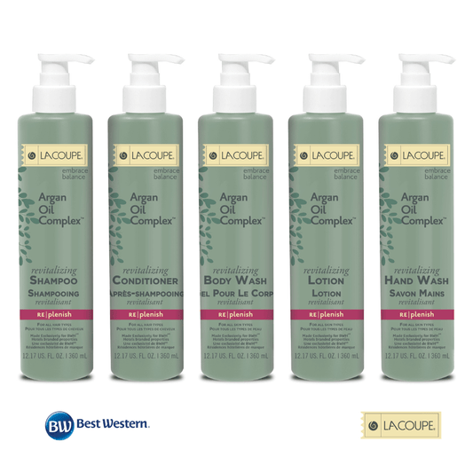 LaCoupe Shampoo Dispenser Dovelok- 12.0 FL. OZ. / 360ML Bottle - Best Western Exclusive