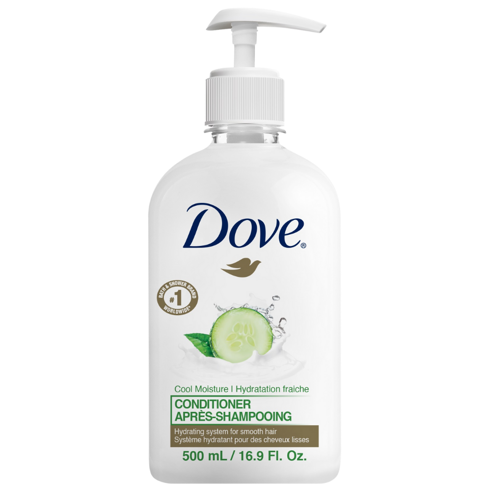 Dove Cool Moisture Conditioner – 500 mL Dispenser, Case of 24