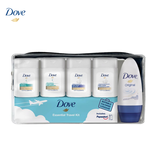Dove Hydrating Care Essential Travel Kit – Case of 12