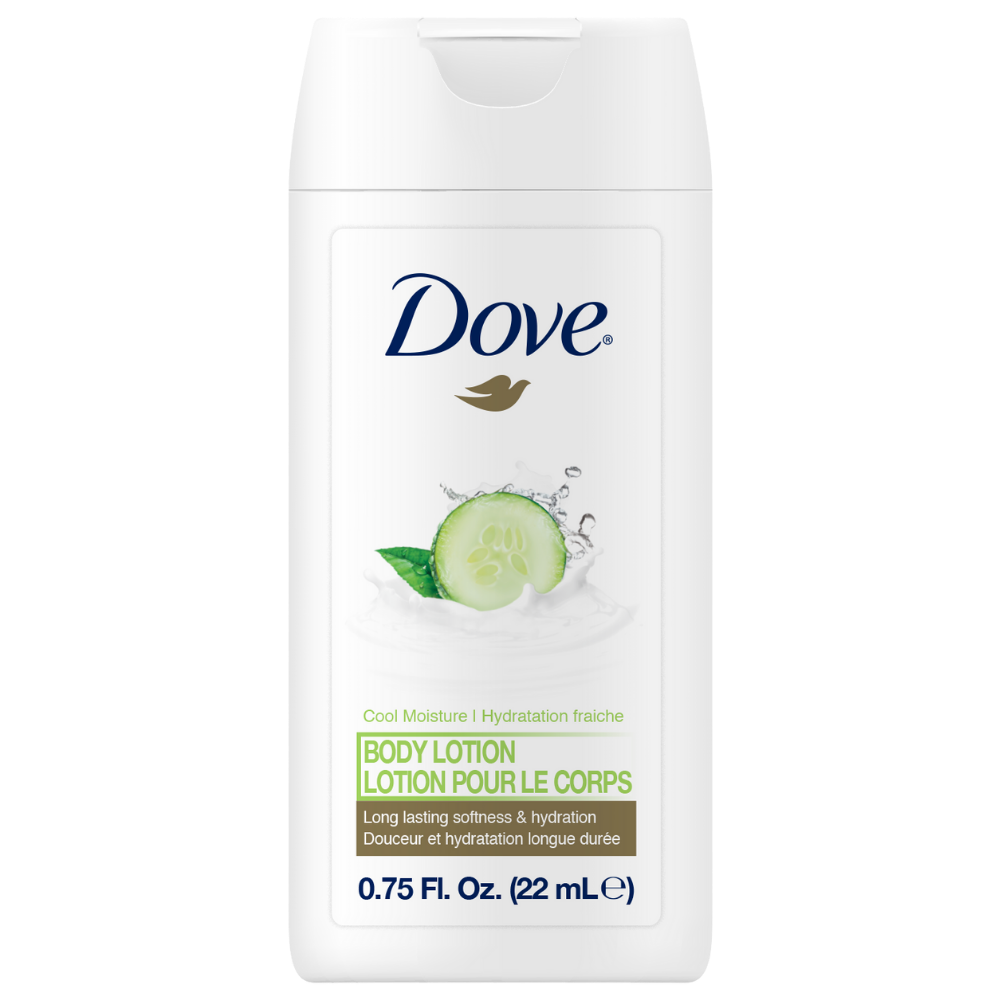 Dove Cool Moisture Body Lotion – 22 mL Mini, Case of 192