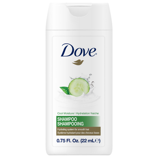 Dove Cool Moisture Shampoo – 22 mL Mini, Case of 192