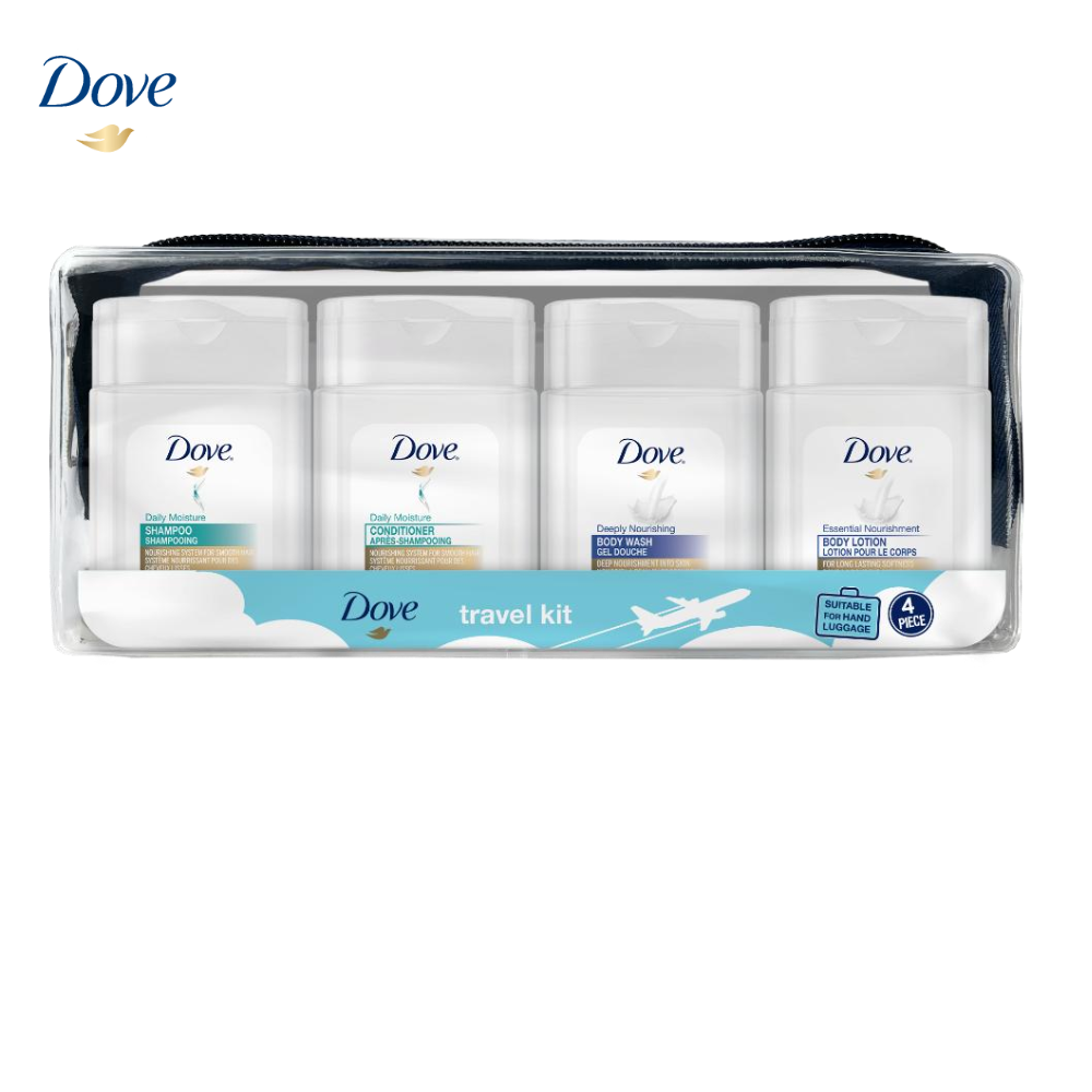 Dove Hydrating Care Travel Kit – Case of 20