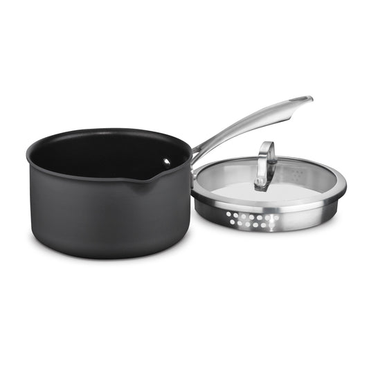 Conair 2 Quart Pour Saucepan w/ Cover Black - DSA19-18PWH