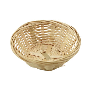 6" Round Bamboo Baskets – 25/Case