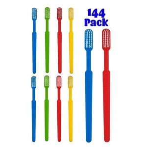 Disposable Toothbrush – Individually Wrapped, 6in, 100/Case