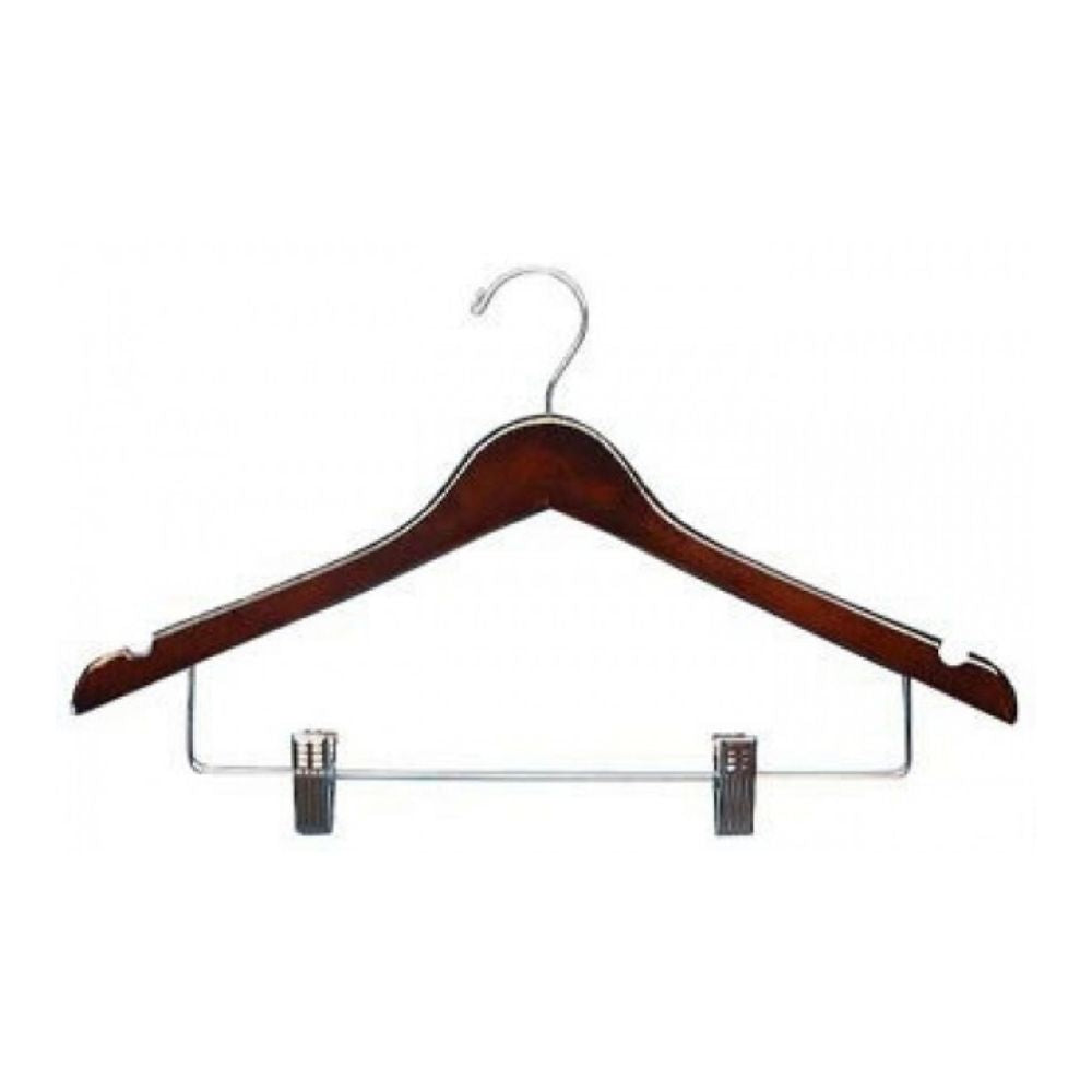 Women's Hanger – Mahogany, Open Hook, 100/Case