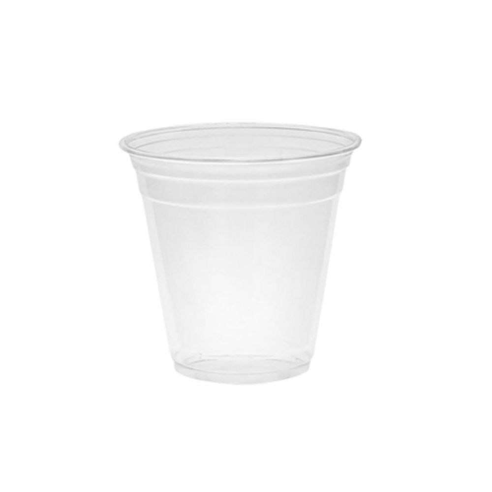 7oz Translucent Plastic Cups - Unwrapped - 2500 per Case