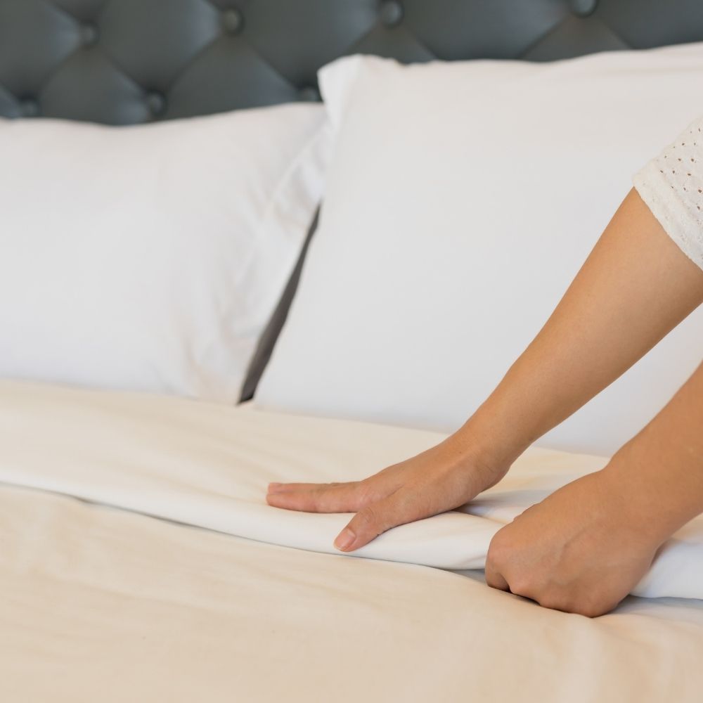 T-250 Reliance King Pillow Case – Plain White, 42"x46"