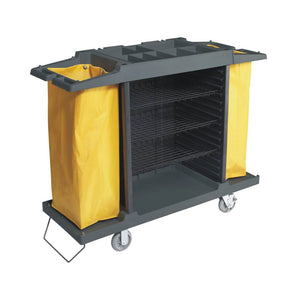 Maid Cart – 48" Height, Vinyl Bags, Wire Net, Bumper Kit, Organizer