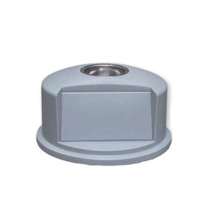 Dome Top Lid with Ash Tray – Fits 32-Gallon Container, Gray