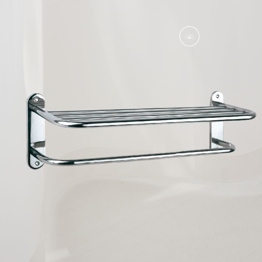 24" Towel Shelf Upgrade – High-Quality Wall-Mounted Storage